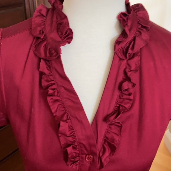 The Limited Red ruffle dress - Picture 2 of 4